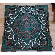 8-layer Lotus mandala painting