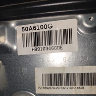 HISENSE 50A6100G 50" TV Mainboard T-Con Ribbon Power Button WiFi Card Speakers