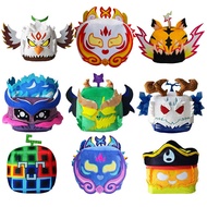 Blox Fruits Plush Toys - Tiger, Dragon, Blizzard, Pirate & More Devil Fruit Stuffed Animals, Soft Sq