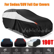 Universal Car Cover Outdoor Protection Full Exterior Snow Cover Sunshade Dustproof Protection Cover 