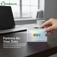 GOG Anti Theft Scan RFID Card Sleeves Anti Magnetic Aluminum Foil ID Card Protector Durable for Busi