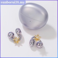 SUNBO Creative Bule Design for Snowflake Bird Earbud Accessories DIY for Music Enthusiasts ,