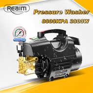REAIM Pressure Washer Heavy Duty Car Washer High Pressure Portable Pressure Washer Portable 3800W