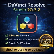 SELF REDEEM 🚀 DaVinci Resolve Studio 20.3.2 Latest 2026 Lifetime  Professional Video Editing Softwar