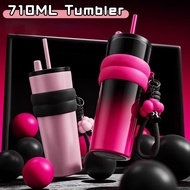 Ucocolla 26oz Stainless Steel Coffee Mug with Straw Insulated Tumbler Hot and Cold Vacuum cup