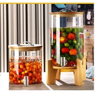 Water pitcher Borosilicate glass jug Water jug with lid