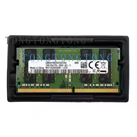 TT For Samsung 16G 2RX8 PC4-2666V DDR4 2667 M471A2K43DB1-CTD Notebook Memory