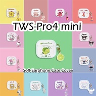 READY STOCK! For TWS-Pro4 mini Case Transparent cartoon Soft Silicone Earphone Case Casing Cover