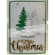 A6 Size Handmade Card Greeting Card Wishes Card Christmas Card