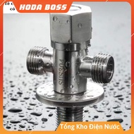 Van chữ T 3 ngã giảm áp van chia nước cho vòi xịt vệ sinh và bồn cầu chất liệu INOX SUS 304 bền bỏ c