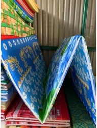 Nệm Gấp 3 Nệm Pe Nệm Bông Ép Dày 3CM Dày 5Cm Dày 10CM Sử Dụng Lâu Dài Nhiều Kích Thước ( Giao Màu Ng