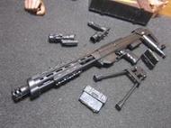 B4Z兵工裝備 DSR-1特種部隊1/6雙彈匣狙擊槍一把(附瞄準鏡) mini模型