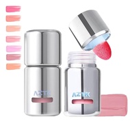Aztk Liquid Blush, Jelly Color Liquids Blushes with Sponge Head, Matte Nude Makeup Blusher Cream, La