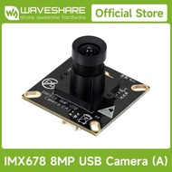Waveshare IMX678 8MP M12 USB Camera Module, IMX678 Sensor Chip, USB2.0 Port, Better Sensitivity In L