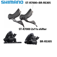 Shimano เบรค RS305พร้อม R2000 R3000 R7000 4700จักรยานเสือหมอบเปลี่ยนเกียร์ R8000 2X8S 2X10S 2X11S อะ