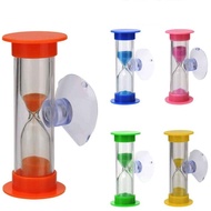 2/3 Minute  Hourglass Sand Timer With Suction Cup,Unbreakable Sucker Sand Clock Timer 2 Min,Plastic 