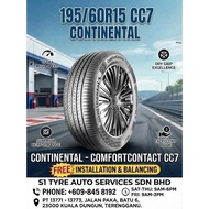 Continental ComfortContact 7 CC7 Tyre 195/60R15 YEAR 2025