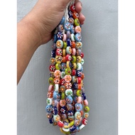 Mixed Flower Coin Beads - Jombang Beads, Java Beads, Handmade Original
