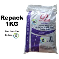 [Repack 1KG] Baja NPK 18-18-18 + Humic Acid + Amino Acid - Baja Penggalak Pokok Pertumbuhan, Baja Su