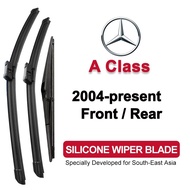 Car Wiper Blade for Mercedes Benz A Class 2004-present (W169/W176/W177) Front Rear Silicone Windshie