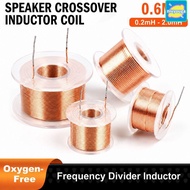 NIUYO Speaker Crossover Inductor Coil, Copper 0.6mm Audio Inductor Coil, 0.2mh-2.0mh Inductor Coil