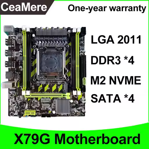The new X79G desktop computer motherboard can be matched with DDR3 memory CPU game set E5 2630 2650 