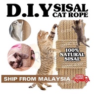 DIY Sisal Rope Cat Tree Scratching Post Climbing Replacement Sharpen Claw (Tali Cakar Kucing)