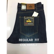 SELUAR JEANS OXEN REGULAR FIT 200_888_COL_XRML2_PLUS_SIZE