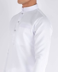 Baju Melayu Pure White by ADNAA