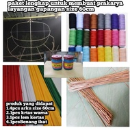 Rangka kerangka layangan gapangan pegon aneka model terbaru