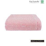 GUY LAROCHE ROYAL TOUCH ผ้าขนหนูคอตตอนแท้ 100% ผิวสัมผัสแบบกำมะหยี่ เรียบลื่น นุ่มเป็นพิเศษ [TGC205]