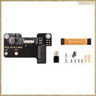 [K O G X] Adapter Board for Raspberry Pi5 PCIe to M.2 MINI Support NVMe Protocol M.2 Interface Hard 