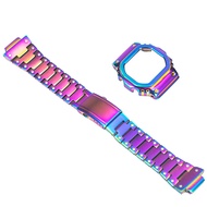 Stainless Steel Strap Watch Band Bracelet Belt Watch Case for  G-SHOCK DW-5600E