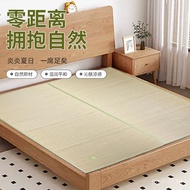 Traditional Mat Rattan Air Conditioning Mat Natural Foldable Straw Woven Cooling Mat Clear Water Dou