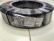 ICONสายไฟ THW 1x10 1x16 ยาว10/20/30/40/50/100M สายทองแดงเดี่ยว สายเมน สีดำ ตัดแบ่งขาย