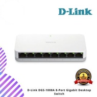 D-Link DGS-1008A 8-Port Gigabit Desktop Switch