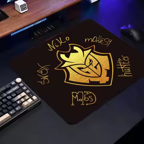 Team G2 EsportsS Mouse Pad Cartoon rubber Small mouse pad desktop computer office keyboard e-sports 