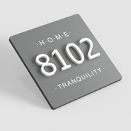 Acrylic Creative Custom Room Number Signage Room Number Sticker Hotel Box Signage Room Door Signage 