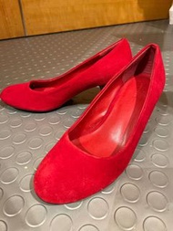 👠GL Giordano/ladies red heels 紅色高踭鞋 36