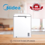Midea Chest Freezer With Key Lock &amp; Roller (260L) WD-260WA [ Frenshi ]