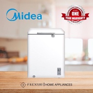 Midea Chest Freezer With Key Lock & Roller (260L) WD-260WA [ Frenshi ]