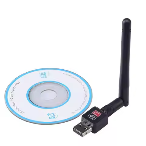 150Mbps USB Wifi Adapter 2DB 5DB Antenna Wireless Network Card Long Range Signal Booster for Laptop 