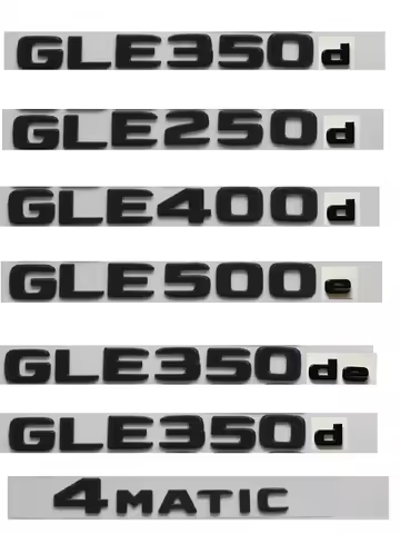 Gloss Black for Mercedes Benz GLE Coupe C292 W166 W167 GLE250d GLE350de GLE300d GLE350e GLE350d GLE4