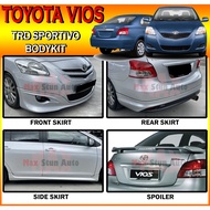 TOYOTA VIOS NCP93 2007-2013 TRD SPORTIVO FULLSET BODYKIT (TRD) SKIRT LIP FOR VIOS (FRONT SKIRT SIDE 