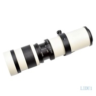 LIDU1 Camera Super Telephoto Zoom Lens F 8 3-16 420-800mm for T Mount for M4 3 EMount XF D3400 6D Di