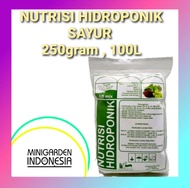 Pupuk NUTRISI ab mix 250 gram u 100 liter air TANAMAN Hidroponik nutrisi hidroponik ab mix pupuk cair