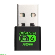 zebeaa. USB WiFi6 Adapter Double Band 900M AX900 Mini  Networking Card Hotspot