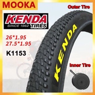Kenda Tire K1153 Mountain Bike Tires Size 26/27.5*1.95 Light Weight Comfortable Road Feel