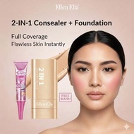 Ellen Ella Skincare Makeup Set Flawless Korean Foundation Stick Liquid Blusher Long Lasting
