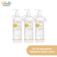 [ โปร 3 ขวด ] โลชั่นทาผิว Dr.Jel Aquaporin Delicious Body Lotion